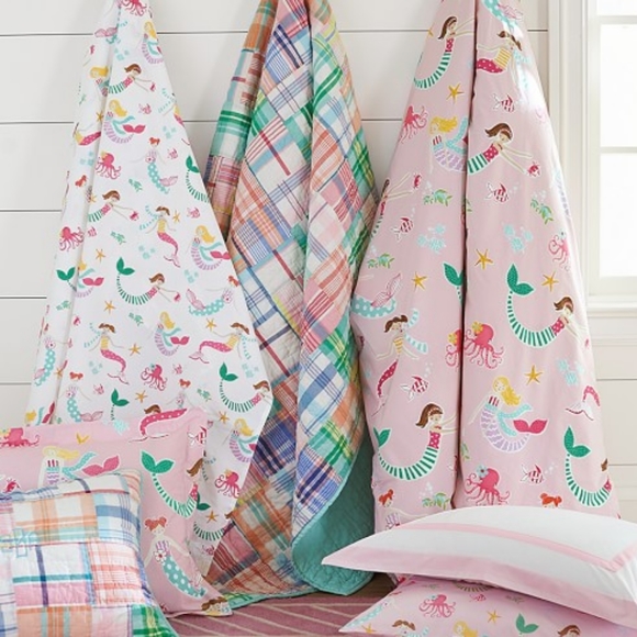 Pottery Barn Kids Bedding | Pottery Barn Organic Mermaid Full Size